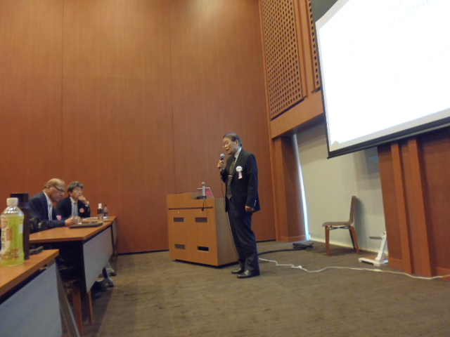 Prof. Komatsu’s opening remarks Prof. Komatsu’s opening remarks