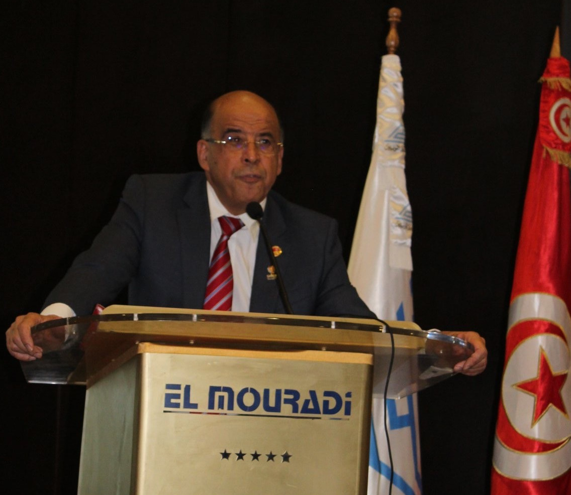 Theme leader in the WFEO Committee on Engineering and the Environment (CEE) Fethi Thabet speaking at the EFS Africa Conference Theme leader in the WFEO Committee on Engineering and the Environment (CEE) Fethi Thabet speaking at the EFS Africa Conference